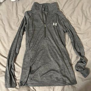 UnderArmor 1/4 zip grey jacket
